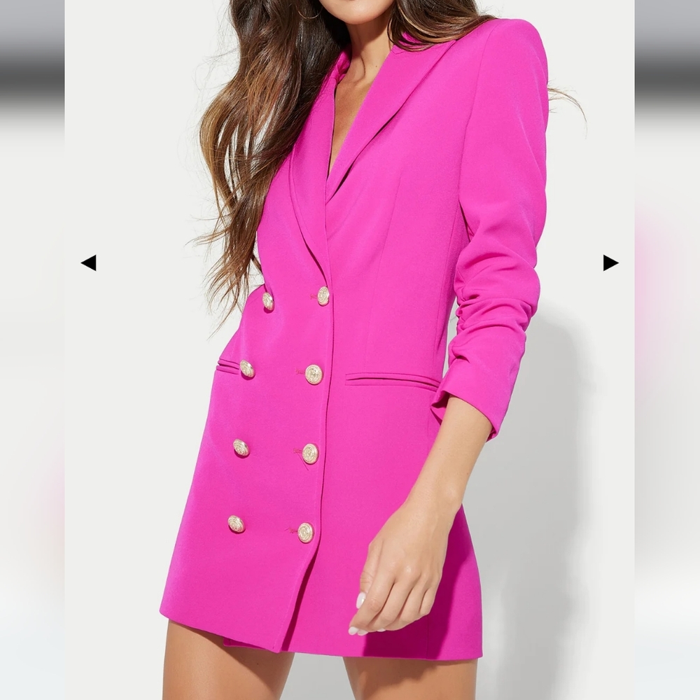 Generation love Gwen red blazer dress size small